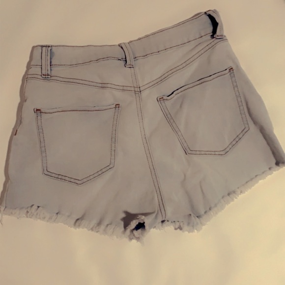 High rise denim shorts - Picture 1 of 3